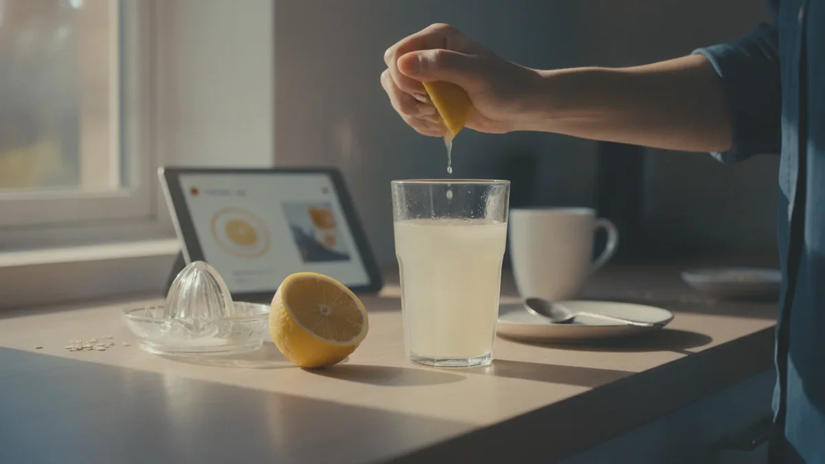 Sitronsaft klokken 07.00: Ekspertenes advarsel mot trenden