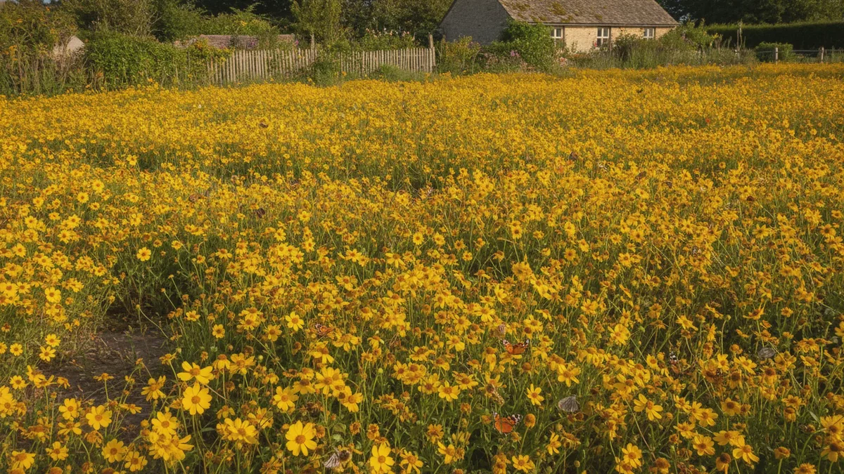 Denne gule stauder blomstrer helt til frosten og krever nesten ingen stell